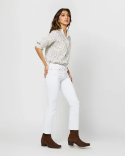 Frill Shirt In Ivory/Lavender Emma Victoria Liberty Fabric -ULLA JOHNSON || Joseph || A.P.C. Sales Store S71404 2310