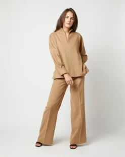 Violet Top In Camel Hair Flannel -ULLA JOHNSON || Joseph || A.P.C. Sales Store S71414 4155