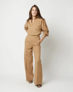 Hutton Pant In Camel Hair Flannel -ULLA JOHNSON || Joseph || A.P.C. Sales Store S71414 4215