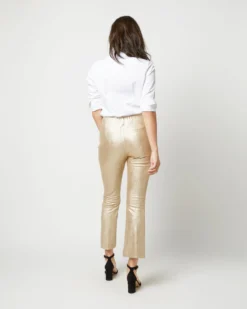 Faye Flare Cropped Pant In Platino Vegan Suede -ULLA JOHNSON || Joseph || A.P.C. Sales Store S71416 3639