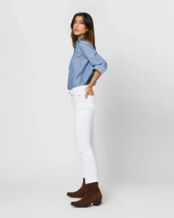 Understudy Shirt In Extra Light Washed Cotolino Chambray -ULLA JOHNSON || Joseph || A.P.C. Sales Store S71427 1882