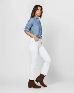 Understudy Shirt In Extra Light Washed Cotolino Chambray -ULLA JOHNSON || Joseph || A.P.C. Sales Store S71427 1903