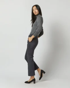 Bella Flare Pant In Navy Stretch Sateen -ULLA JOHNSON || Joseph || A.P.C. Sales Store S71905 4228