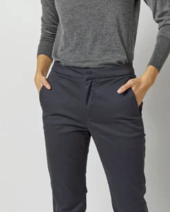 Bella Flare Pant In Navy Stretch Sateen -ULLA JOHNSON || Joseph || A.P.C. Sales Store S71905 4260