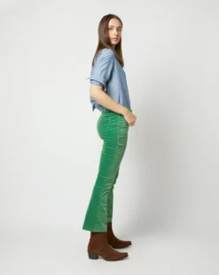 Flare Cropped 5-Pocket Jean In Apple Stretch Velveteen -ULLA JOHNSON || Joseph || A.P.C. Sales Store S71911 3196
