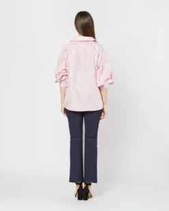 Iris Top In Light Pink Silk Taffeta -ULLA JOHNSON || Joseph || A.P.C. Sales Store S72096 SAMPLE 2445