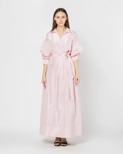 Iris Top In Light Pink Silk Taffeta -ULLA JOHNSON || Joseph || A.P.C. Sales Store S72096 SAMPLE 2577