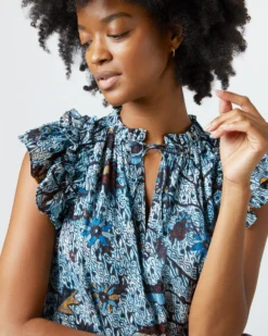 ULLA JOHNSON Fleur Top In Morning Glory -ULLA JOHNSON || Joseph || A.P.C. Sales Store S72104 1681