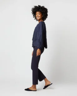 ULLA JOHNSON Juliette Blouse In Midnight -ULLA JOHNSON || Joseph || A.P.C. Sales Store S72107 1559