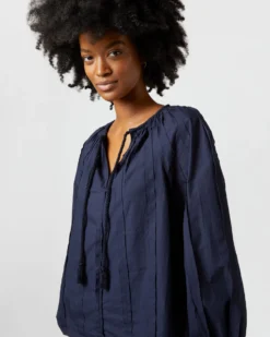 ULLA JOHNSON Juliette Blouse In Midnight -ULLA JOHNSON || Joseph || A.P.C. Sales Store S72107 1621