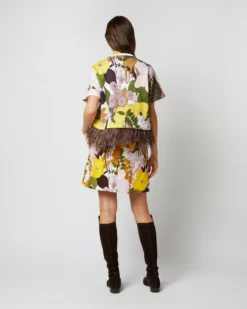 La Scala Tee In Big Flower Rose Jersey -ULLA JOHNSON || Joseph || A.P.C. Sales Store S72141 532