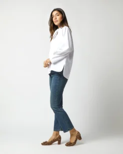 Poinsettia Top In White Poplin -ULLA JOHNSON || Joseph || A.P.C. Sales Store S72257 1198