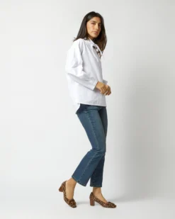 Poinsettia Top In White Poplin -ULLA JOHNSON || Joseph || A.P.C. Sales Store S72257 1230