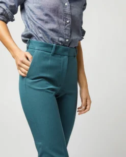 Joseph Coleman Pant In Dark Teal -ULLA JOHNSON || Joseph || A.P.C. Sales Store S72264 952