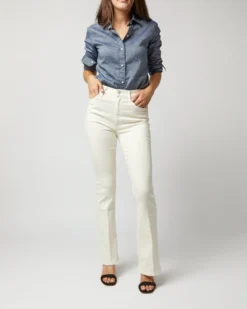 The High Waisted Weekender Skimp Jean In Marshmallow -ULLA JOHNSON || Joseph || A.P.C. Sales Store S72271 1334