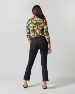 Turtleneck In Dendera Light Blue Stretch Velvet -ULLA JOHNSON || Joseph || A.P.C. Sales Store S72351 3282