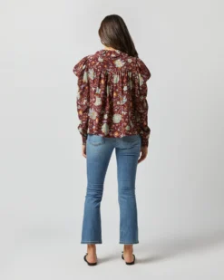 ULLA JOHNSON Dara Blouse In Heliotrope -ULLA JOHNSON || Joseph || A.P.C. Sales Store S72357 3895