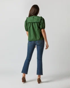 ULLA JOHNSON Adeline Top In Juniper -ULLA JOHNSON || Joseph || A.P.C. Sales Store S72363 2524