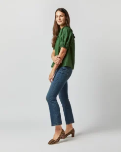 ULLA JOHNSON Adeline Top In Juniper -ULLA JOHNSON || Joseph || A.P.C. Sales Store S72363 2542