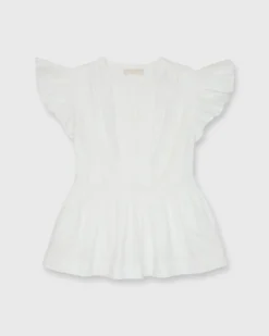 ULLA JOHNSON Luise Top In Pristine