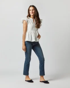 ULLA JOHNSON Luise Top In Pristine -ULLA JOHNSON || Joseph || A.P.C. Sales Store S72365 2648