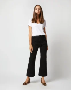 St Monica Cropped Jean In Black 2 Weeks -ULLA JOHNSON || Joseph || A.P.C. Sales Store S72620 130