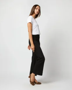 St Monica Cropped Jean In Black 2 Weeks -ULLA JOHNSON || Joseph || A.P.C. Sales Store S72620 155