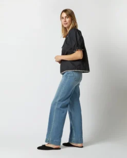 ULLA JOHNSON Ruby Top In Noir -ULLA JOHNSON || Joseph || A.P.C. Sales Store S72848 1397