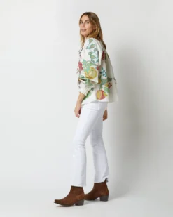 Cerere Blouse In Grenadilla Off White Cotton Popeline -ULLA JOHNSON || Joseph || A.P.C. Sales Store S72962 1710