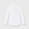 Tomboy Popover Shirt In White Poplin